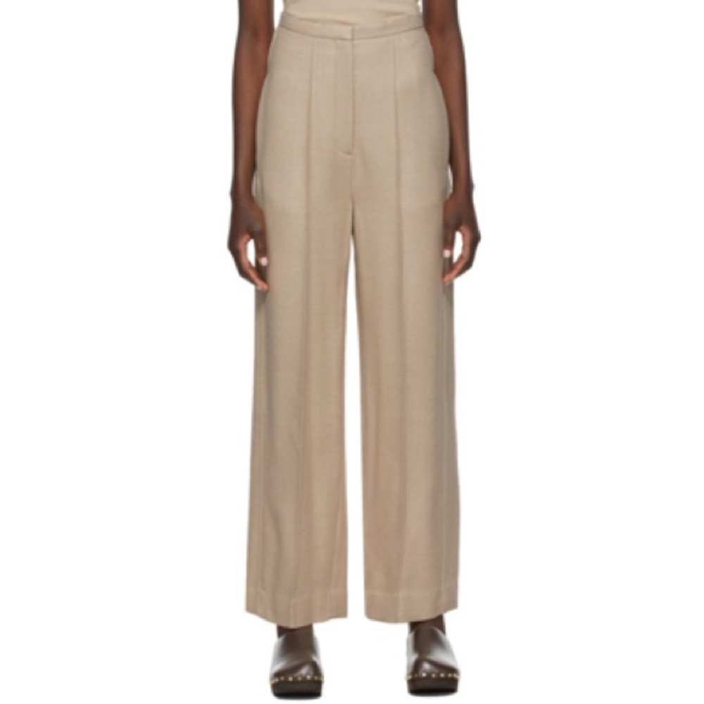 Toteme Jumbo Twill Wide Leg Trousers